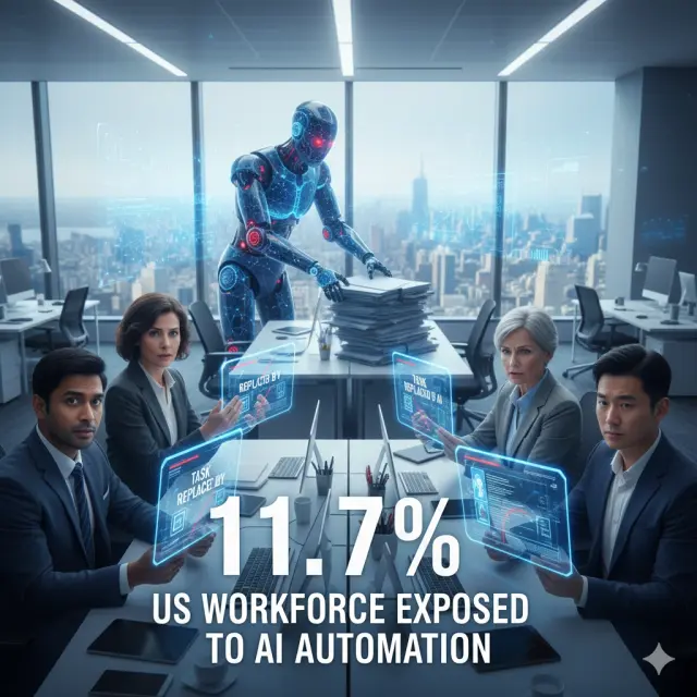 AI Systems Capable of Replacing 11.7% of US Workforce Tasks, MIT Study Finds