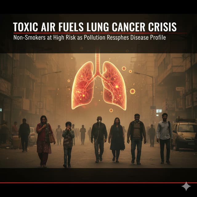 Toxic Air Pollution Now Driving Lung Cancer Rise in Non-Smokers, Doctors Warn