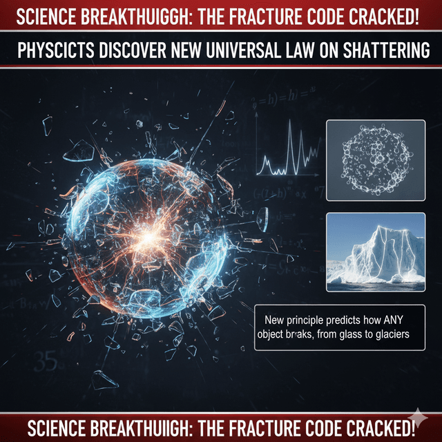 Physicists Discover New Universal Law Governing How Objects Shatter