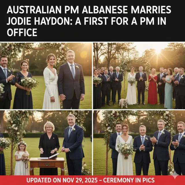 Australia’s Anthony Albanese Marries Jodie Haydon: First PM to Wed While in Office